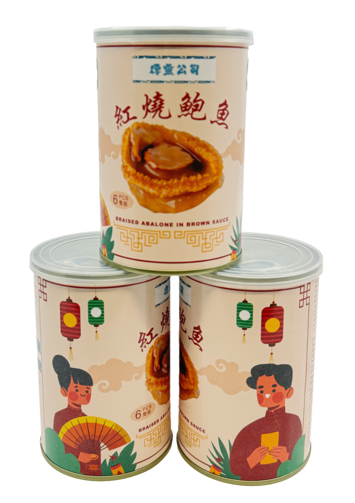 德靈公司 罐頭紅燒鮑魚 6頭