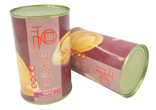 和字牌 智利 罐頭清湯鮑魚 6頭